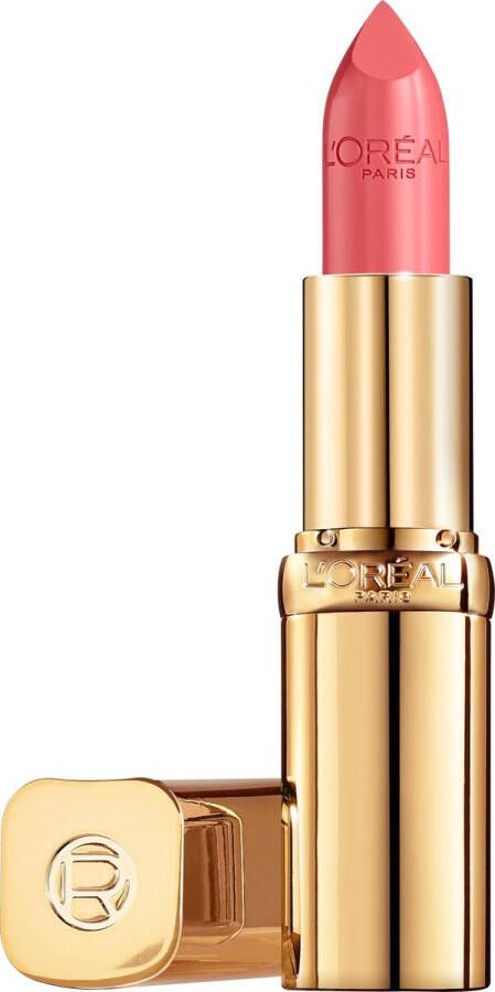 L Oréal Paris Color Riche Satin Lipstick 230 Coral Showroom Roze Verzorgende lippenstift met arganolie voor een comfortabel gevoel 4 54 gr