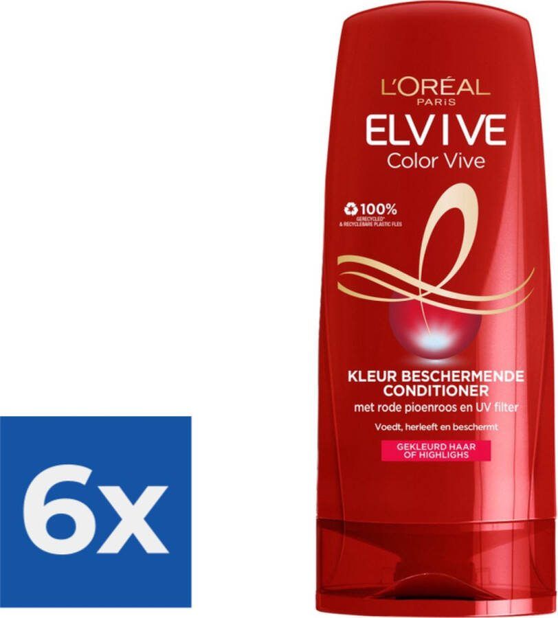 L Oréal Paris Color Vive Conditioner Gekleurd haar 200ml Voordeelverpakking 6 stuks