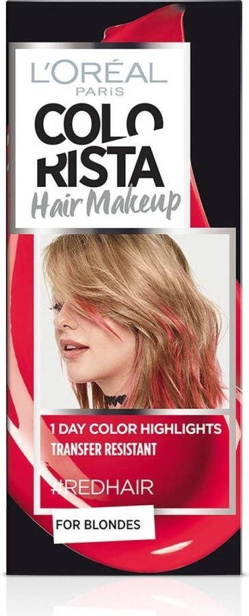 L Oréal Paris Colorista Hair Make Up Rood -30ml