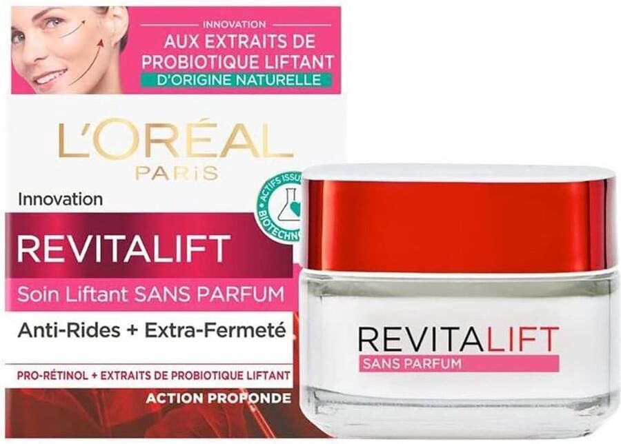 L Oréal Paris Crème Anti-Rides Liftant Sans Parfum Revitalift L'OREAL PARIS