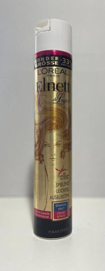 L Oréal Paris Elnett Satin Kleurbeschermende Fixatie Haarlak 400 ml Haarspray