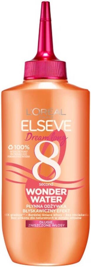 L Oréal Paris Elseve Dream Long 8 Second Wonder Water vloeibare conditioner voor lang en beschadigd haar 200ml