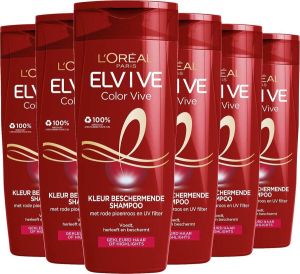 L Oréal Paris Elvive Color Vive Shampoo 6 x 250 ml Voordeelverpakking