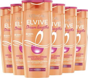 Merkloos L'oréal Paris Elvive Dream Lengths Shampoo 6 X 250 Ml Voordeelverpakking