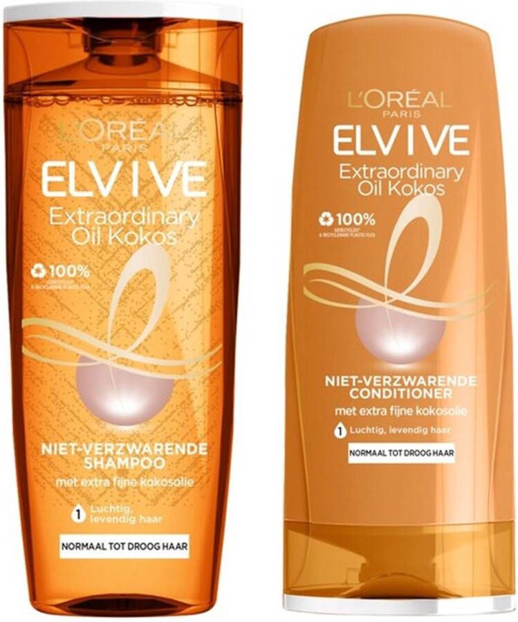 L Oréal Paris Elvive Extraordinary Oil Kokos Shampoo & Conditoner