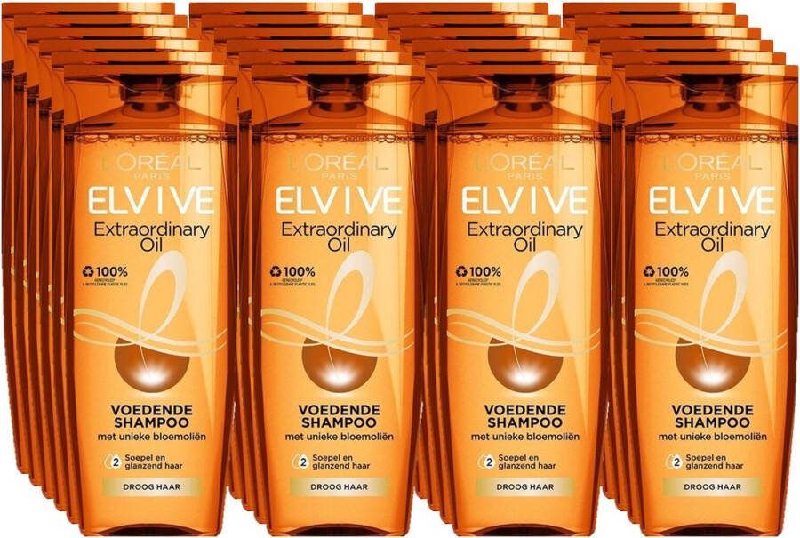 L Oréal Paris Elvive Extraordinary Oil Shampoo 250 ml Voordeelverpakking 24 stuks