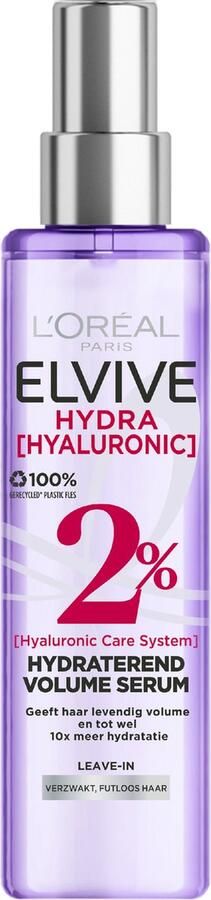 L Oréal Paris Elvive Hydra Hyaluronic Leave-in Spray Hydraterend Met Hyaluronzuur 150ml