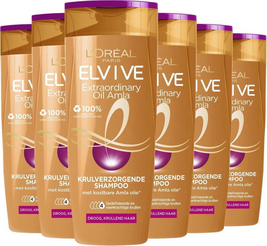 L'Oréal Paris Elvive Extraordinary Oil shampoo 6 x 250 ml voordeelverpakking