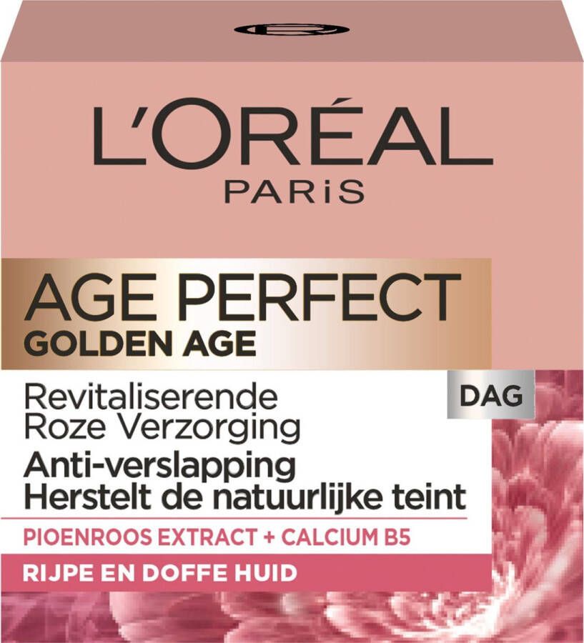 L Oréal Paris Golden Age Hydraterende Dagcrème Verouderende huid Normale huid 50 ml