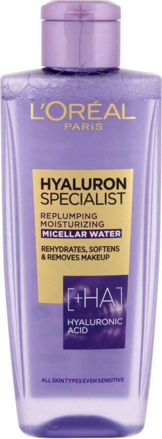 L Oréal Paris Hyaluron Specialist Replumping Moisturizing Micellar Water Filling Hydrating Micellar Water 200ml
