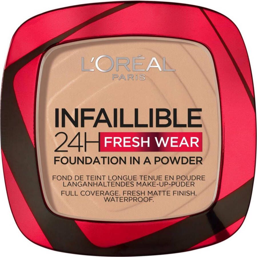 L'Oréal Paris L Oréal Paris Infaillible 24H Fresh Wear Foundation in a Powder 120 Vanille Foundation en poeder in één 8gr