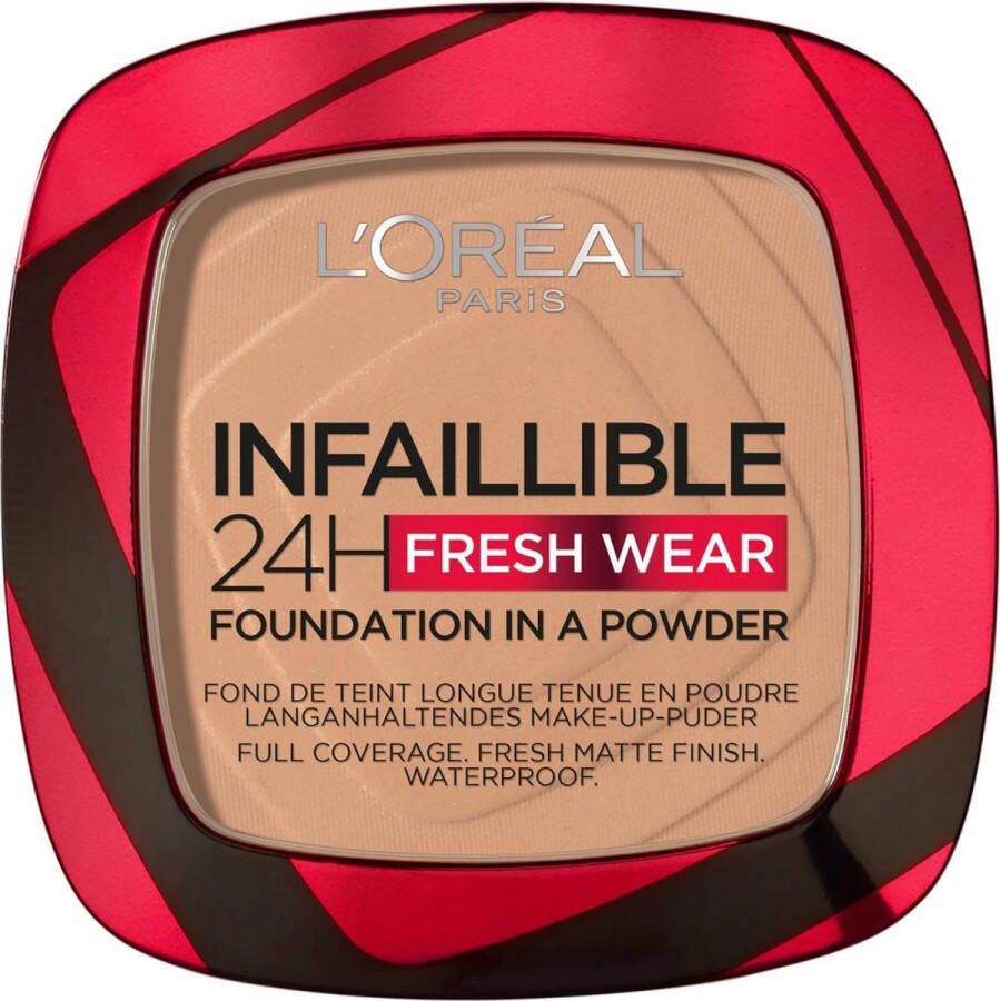L Oréal Paris L'Oréal Paris Infaillible 24H Fresh Wear Foundation in a Powder 220 Sand Foundation en poeder 8gr