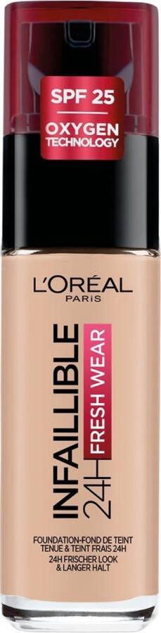 L Oréal Paris Infaillible 32H Fresh Wear Foundation 110 Rose Vanilla Langhoudende Foundation met SPF