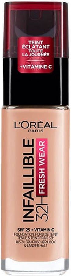 L Oréal Paris Infallible 32H Fresh Wear Foundation langhoudende gezichts foundation 30 Perle Rose 30ml