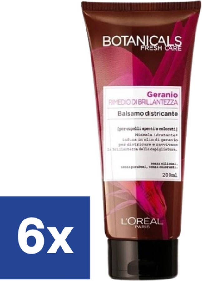 L Oréal Paris l' Oreal Botanicals Fresh Care Color Conditioner 6 x 200 ml