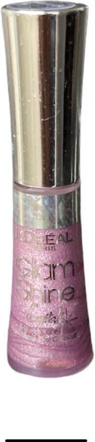 L Oréal Paris L Oréal Glam Shine Lipgloss 112 Sapphire Strass Crystal Rose Lilac Glitter 6ml