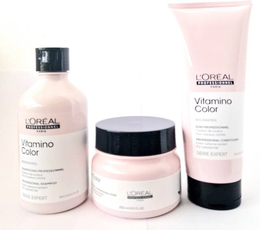 L Oréal Paris L oreal Professional VItamino Color Trio Shampoo 300ml + Conditioner 200ml + Mask 250ml