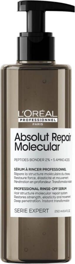 L Oréal Paris L Oréal Professionnel Absolut Repair Molecular Haarserum voor beschadigd- of onhandelbaar haar 250 ml