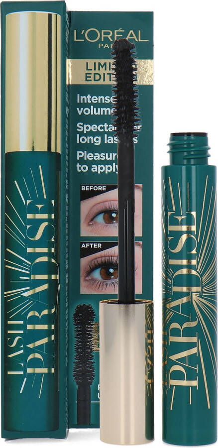 L Oréal Paris Lash Paradise Mascara Limited Edition 2021 01 Black Zwarte Volume Mascara Verrijkt met Castor Olie 6 4 ml