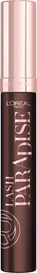 L Oréal Paris Lash Paradise Mascara Bruin Bruine Volume Mascara Verrijkt met bloemolie 6 4 ml