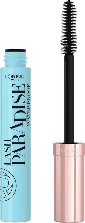 L Oréal Paris Lash Paradise Mascara Waterproof Zwarte Volume Mascara Verrijkt met verzorgende bloemolie 6 4 ml