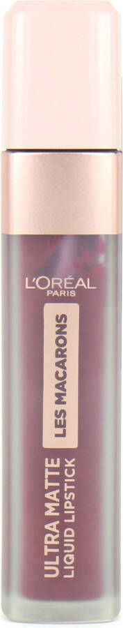 L Oréal Paris Les Macarons Langhoudende Matte Lipstick 830 Blackcurrant Crush Paars 6 7 ml