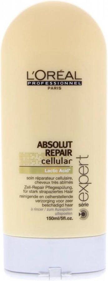 L Oréal Paris L'ORÉAL ABSOLUTE REPAIR CELLULAR CELHERSTELLENDE VERZORGING CONDITIONER ZEER BESCHADIGD HAAR 150ML