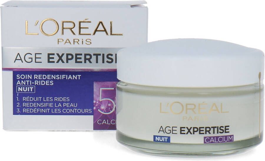 L Oréal Paris L'Oréal Age Expertise Anti Wrinkle Nachtcrème 55+ (Franse tekst)