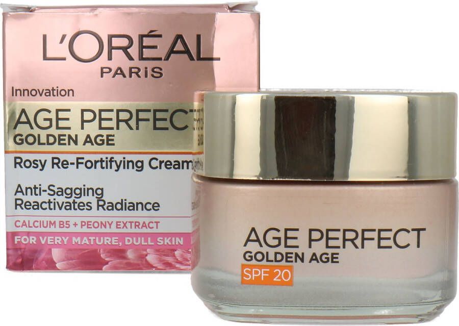 L Oréal Paris L'Oréal Age Perfect Golden Age Rosy Re-Fortifying Dagcrème 50 ml (licht beschadigd doosje)