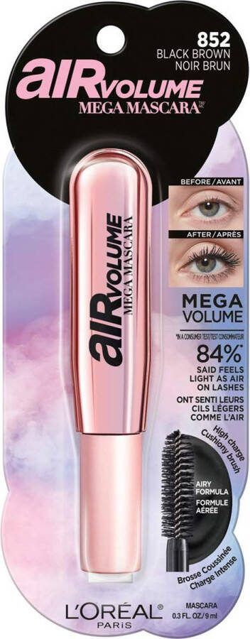 L Oréal Paris L'Oréal Air Volume Mega Mascara 852 Black Brown