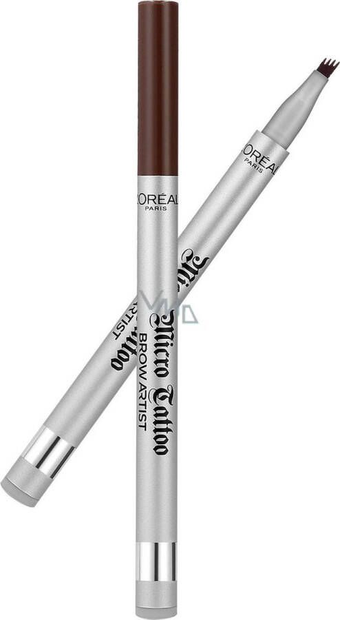 L Oréal Paris L'Oréal Brow Artist Micro Tattoo Wenkbrauwpotlood 108 Warm Brunette