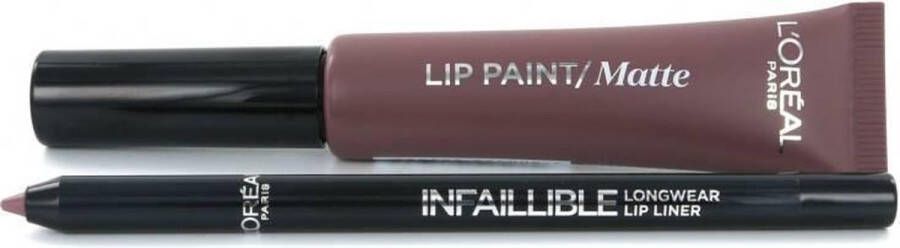 L Oréal Paris L'Oréal Cheryl's Lip Kit Lipstick & Lipliner Paint It Greige
