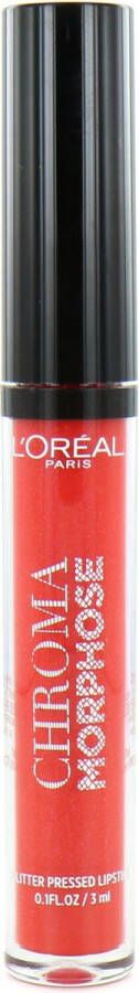 L Oréal Paris L'Oréal Chroma Morphose Glitter Pressed Lipstick 01 Vamp Queen