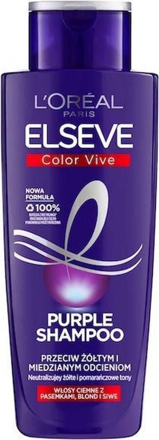 L Oréal Paris L'OREAL_Elvive Colour Protect Anti-Brassiness Purple Shampoo szampon do w?os?w 200ml