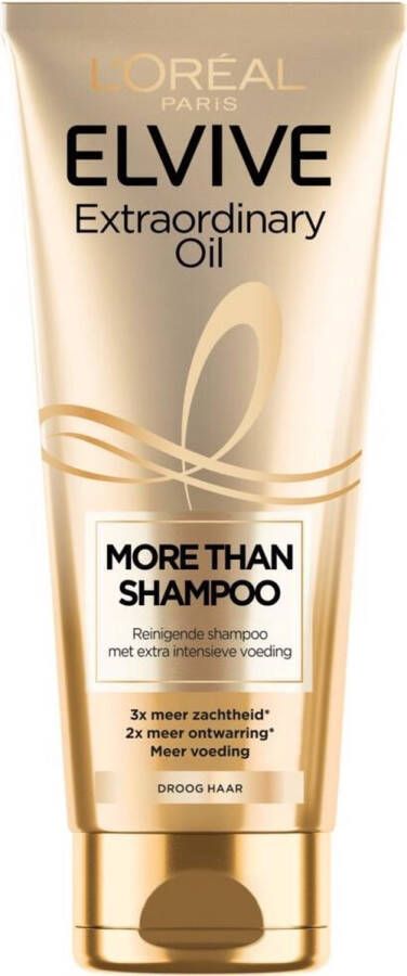 L'Oréal Paris Extraordinary Oil More Than shampoo voor droog haar 6 x 200 ml voordeelverpakking