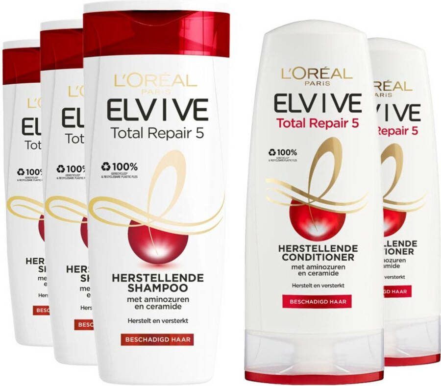 L Oréal Paris L'Oréal Elvive Total Repair 5 Shampoo & Conditioner DUO Pakket