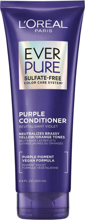 L Oréal Paris L'Oreal EverPure Purple Sulfate Free Conditioner Hibiscus 200ml