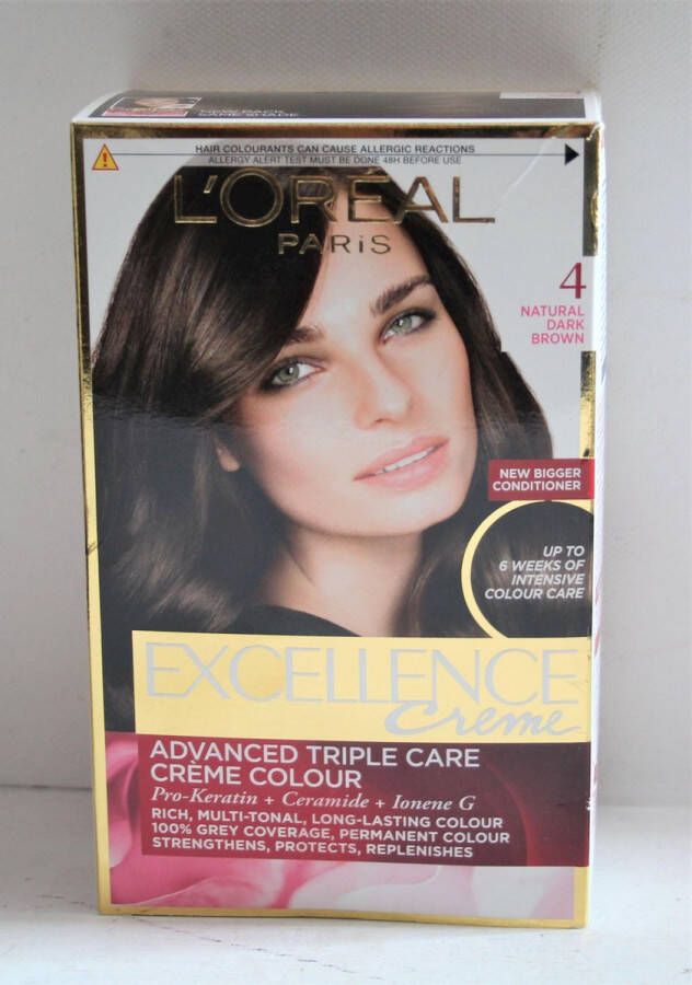 L Oréal Paris L'Oreal Excellence creme 4 Natural Dark Brown haarverf