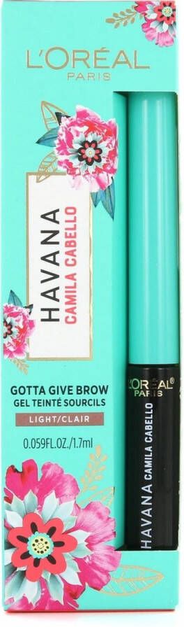 L Oréal Paris L'Oréal Havana Camila Cabello Gotta Give Brow Wenkbrauw Mascara Light