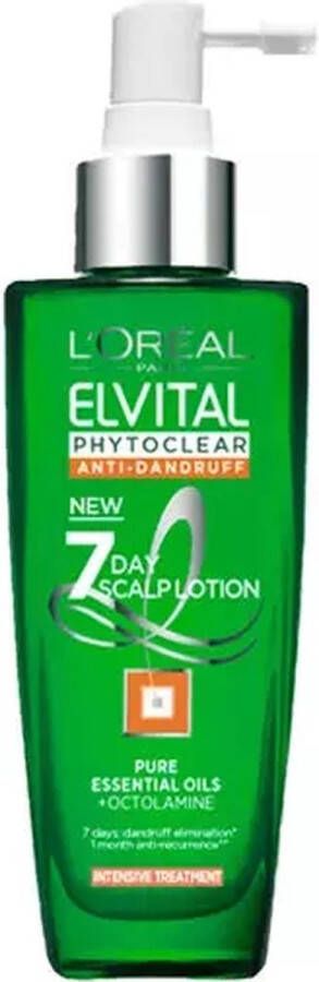 L Oréal Paris L'Oreal Hoofdhuid Lotion Anti-roos Phytoclear 100Ml