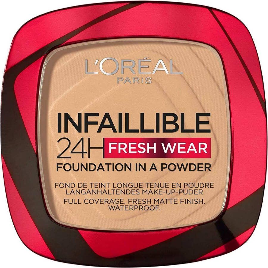 L Oréal Paris L'Oréal Infaillible 24H Fresh Wear Foundation In A Powder 200 Golden Sand