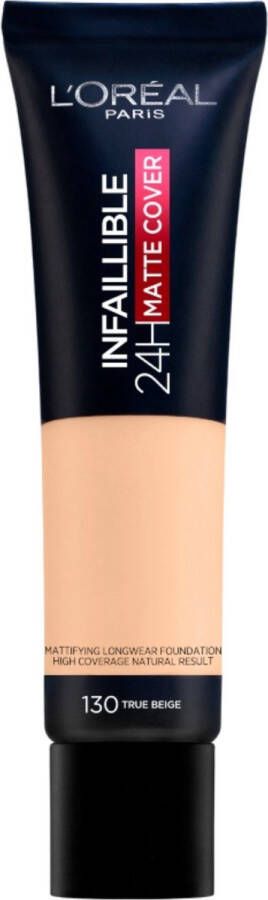 L Oréal Paris L'Oréal Infaillible 24H Matte Cover Foundation 130 True Beige