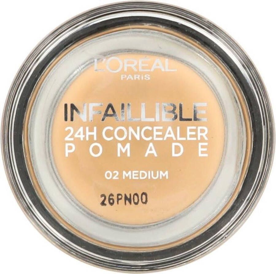 L Oréal Paris L'Oréal Infallible 24H Pomade Cream Concealer 02 Medium