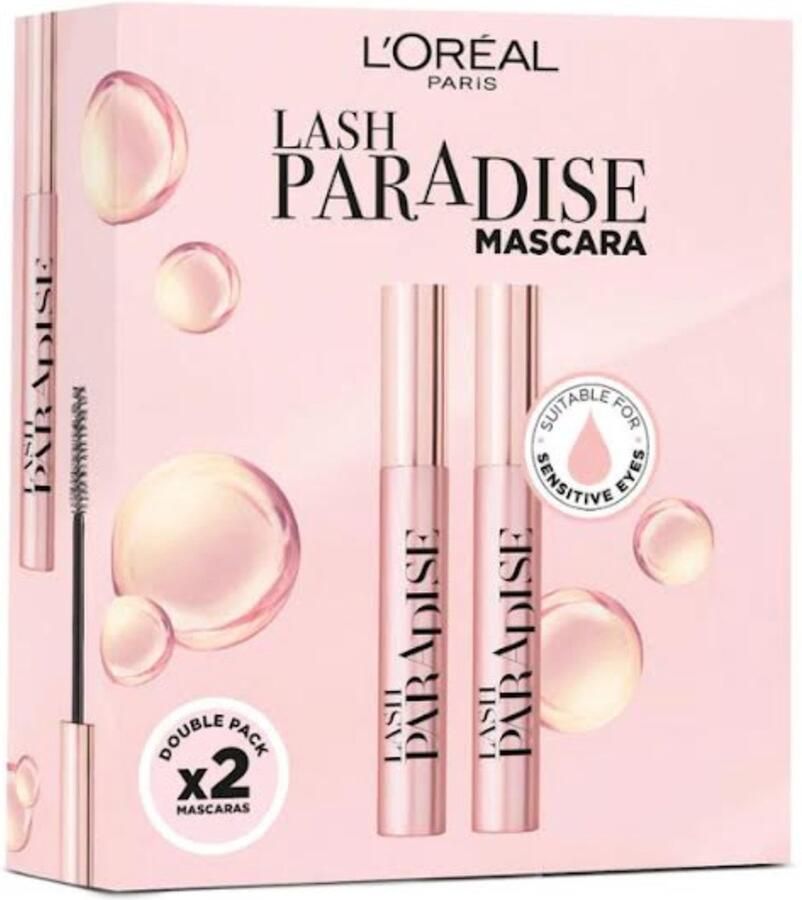L Oréal Paris L'Oréal Lash Paradise Mascara Duo Set Black