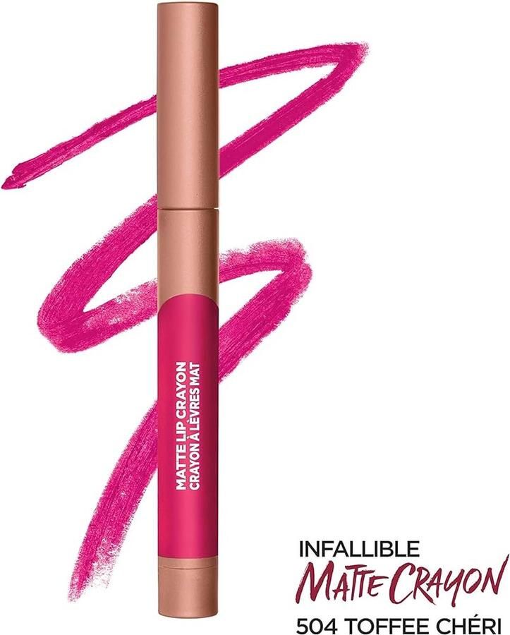 L Oréal Paris L'Oréal Matte Lip Crayon Lipstick 504 Toffee Cheri