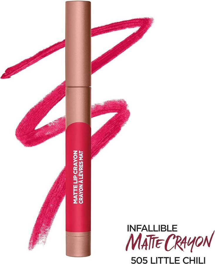 L Oréal Paris L'Oréal Matte Lip Crayon Lipstick 505 Little Chili
