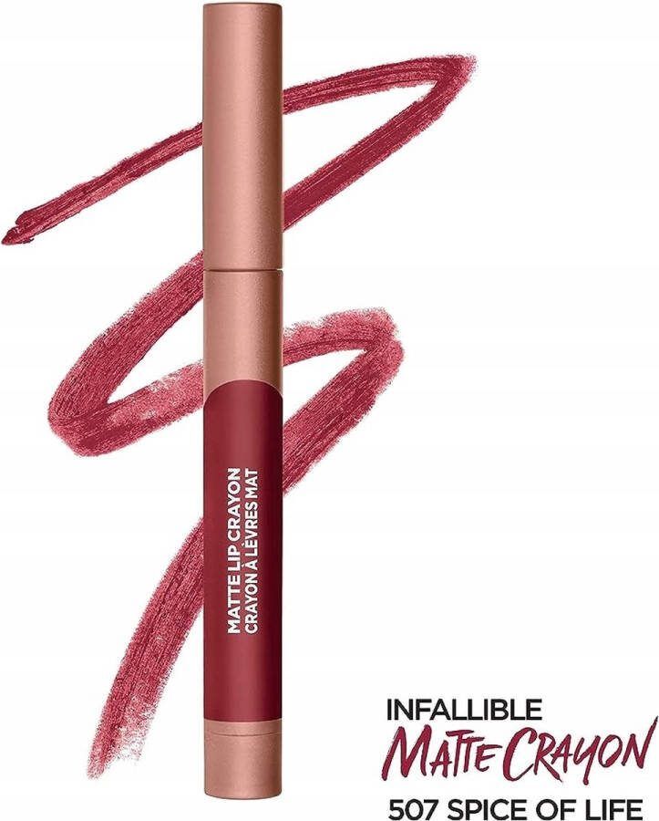 L Oréal Paris L'Oréal Matte Lip Crayon Lipstick 507 Spice Of Life