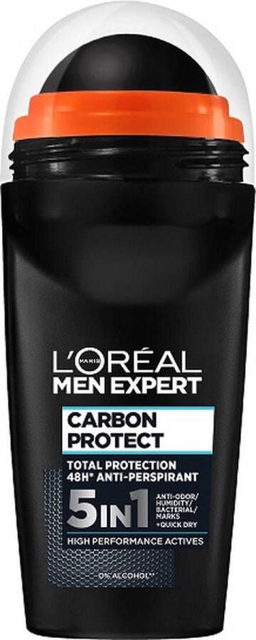 L Oréal Paris L'Oreal Men Expert Carbon Protect 4W1 Anti-Perspirant Xxl Roll-On 50Ml