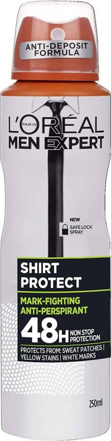 L Oréal Paris L'Oreal Men Expert Deodorant Spray Shirt Protect Intensive 250 ml