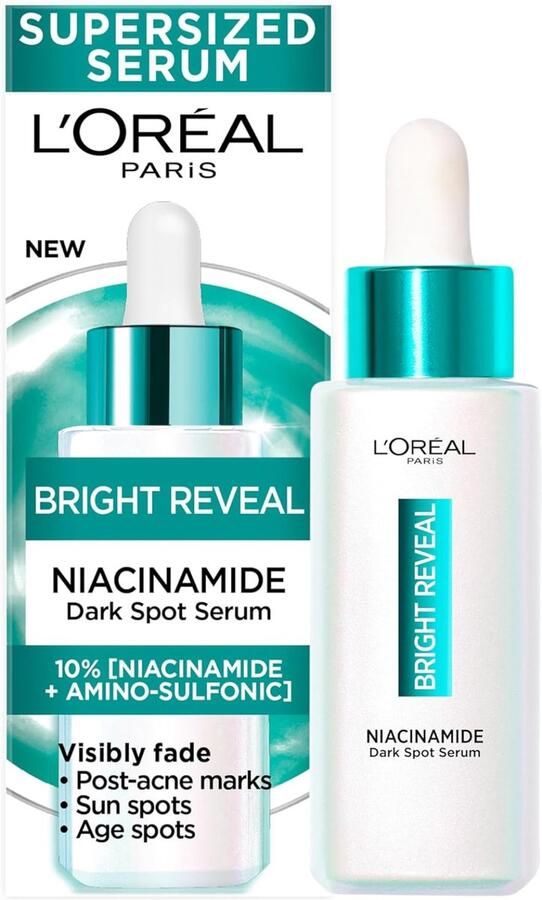 L Oréal Paris L'Oréal Paris Bright Reveal Niacinamide Serum 50ml Voor Stralende en Egalere Huid